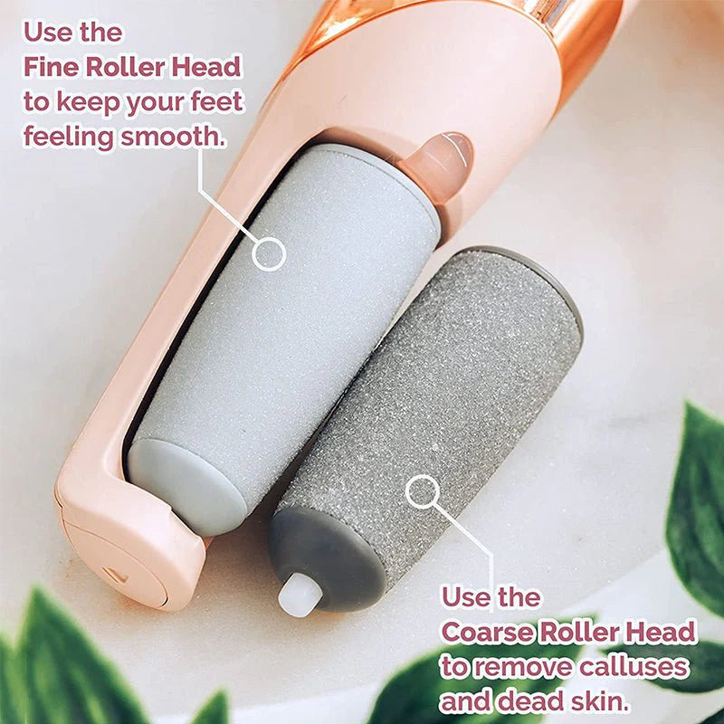Electric Pedicure Foot File – Rechargeable Callus Remover for Smooth Feet